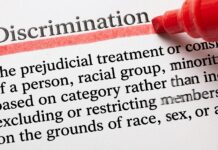 Why are SWALS students leaving European schools Discrimination highlighted with red marker on a document, concerning the Discriminaton in European school