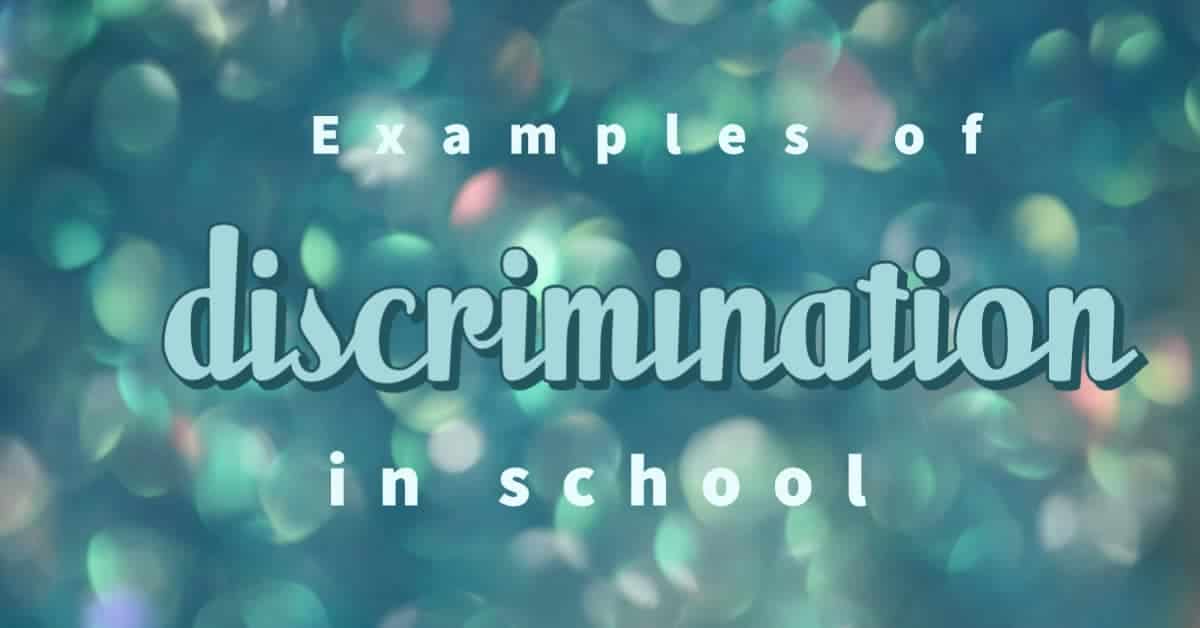 Specific Examples of Discrimination at European School Luxembourg 2