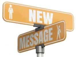 new message sign