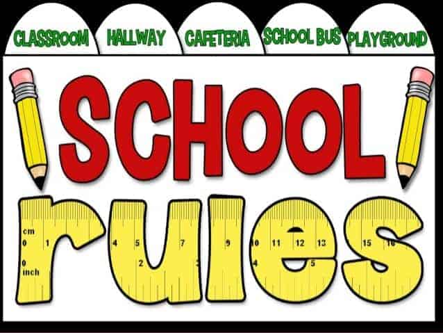 Primary School Rules European Schools Parents Blog
